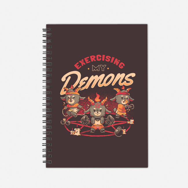 Exercising My Demons-None-Dot Grid-Notebook-eduely