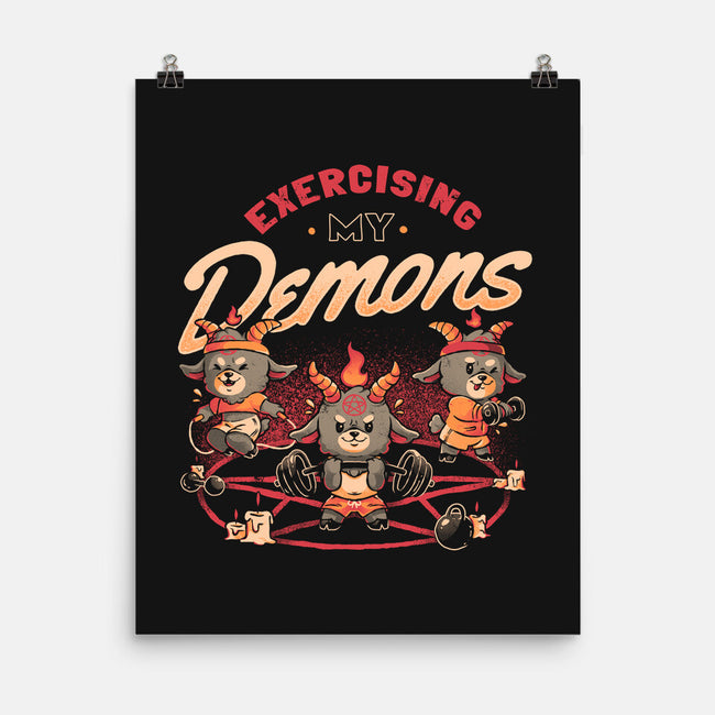 Exercising My Demons-None-Matte-Poster-eduely