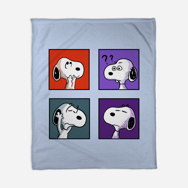 Dog Emotions-None-Fleece-Blanket-nickzzarto