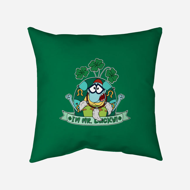 I’m Mr Lucky-None-Removable Cover-Throw Pillow-Alexhefe