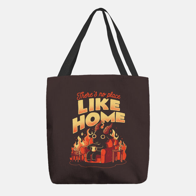 Home Sweet Hell-None-Basic Tote-Bag-eduely