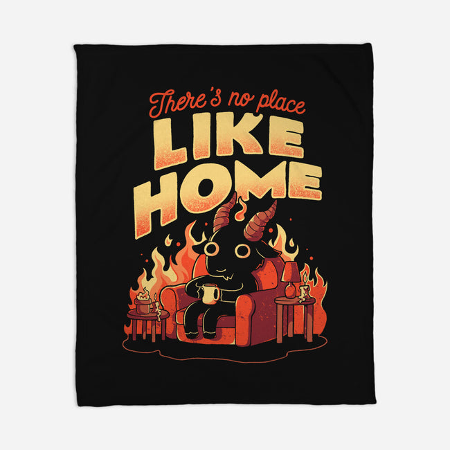 Home Sweet Hell-None-Fleece-Blanket-eduely