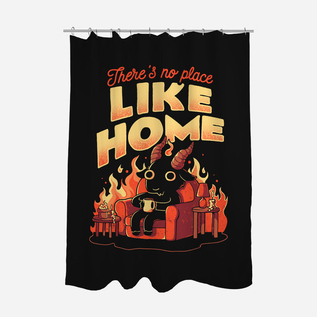 Home Sweet Hell-None-Polyester-Shower Curtain-eduely