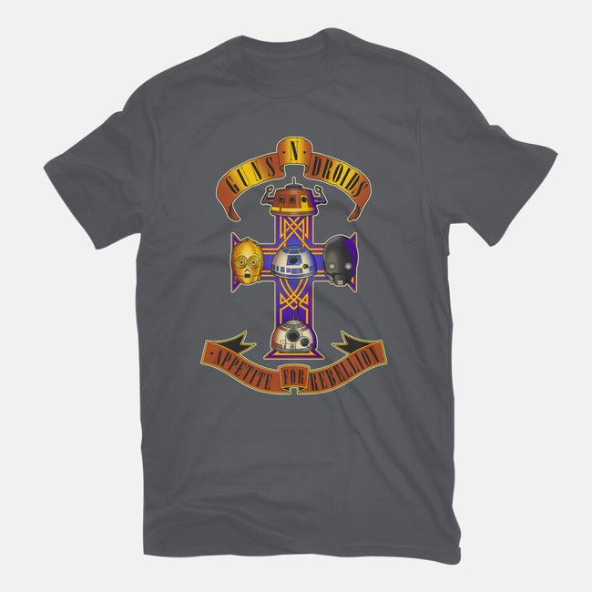 Guns N Droids-Mens-Basic-Tee-retrodivision
