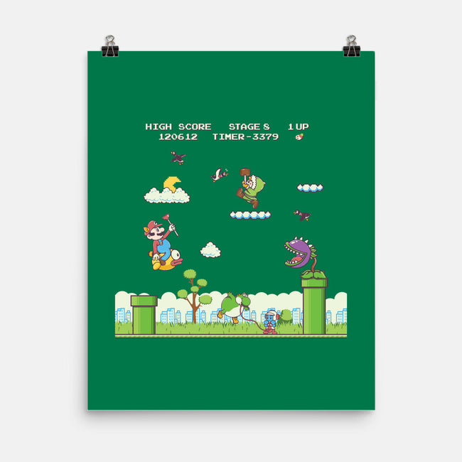 Gaming World-None-Matte-Poster-Xentee