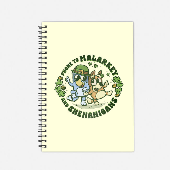 Prone To Malarkey And Shenanigans-None-Dot Grid-Notebook-kg07