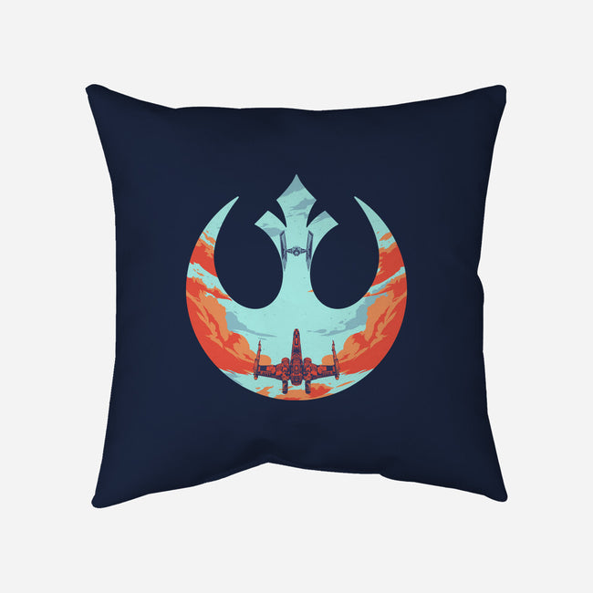 Rebel Fighter-None-Removable Cover-Throw Pillow-RamenBoy