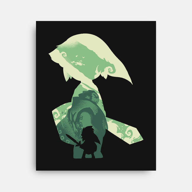 Wind Waker Hero-None-Stretched-Canvas-RamenBoy