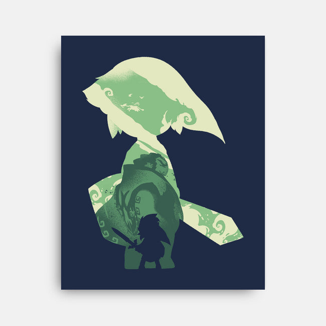 Wind Waker Hero-None-Stretched-Canvas-RamenBoy