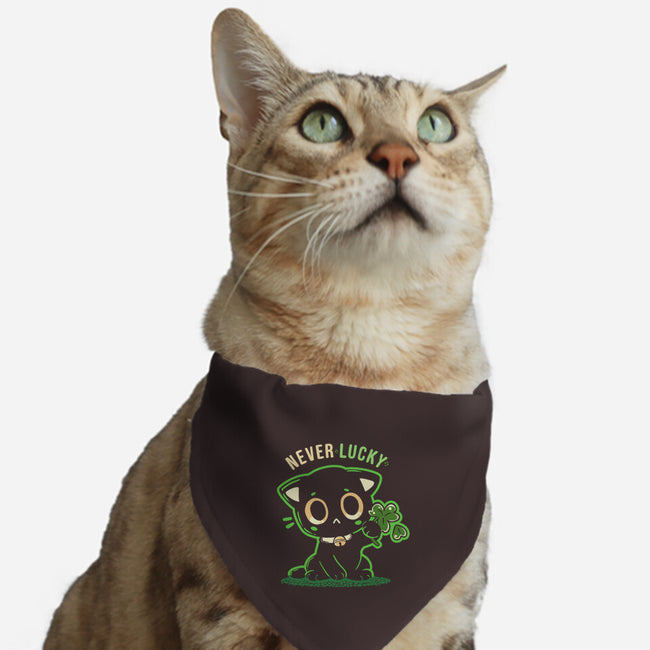 Never Lucky-Cat-Adjustable-Pet Collar-TechraNova