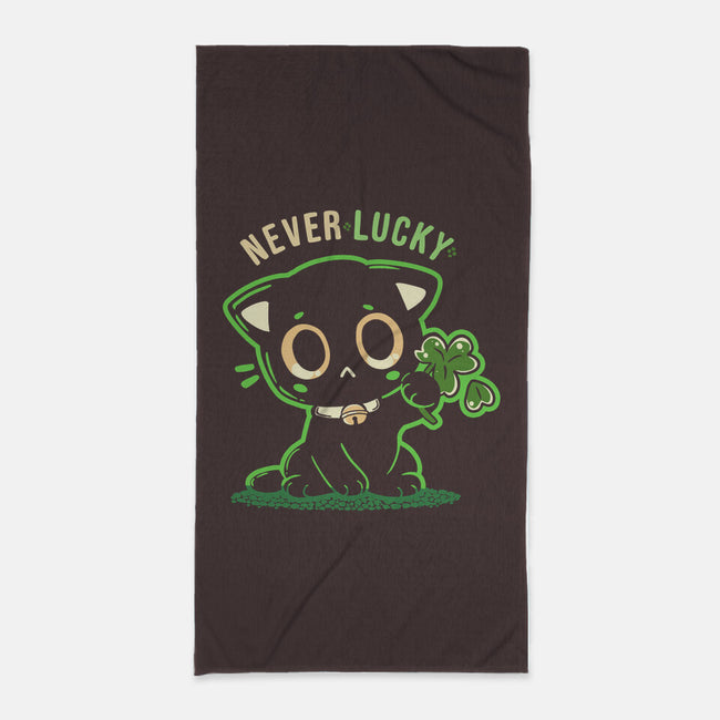 Never Lucky-None-Beach-Towel-TechraNova