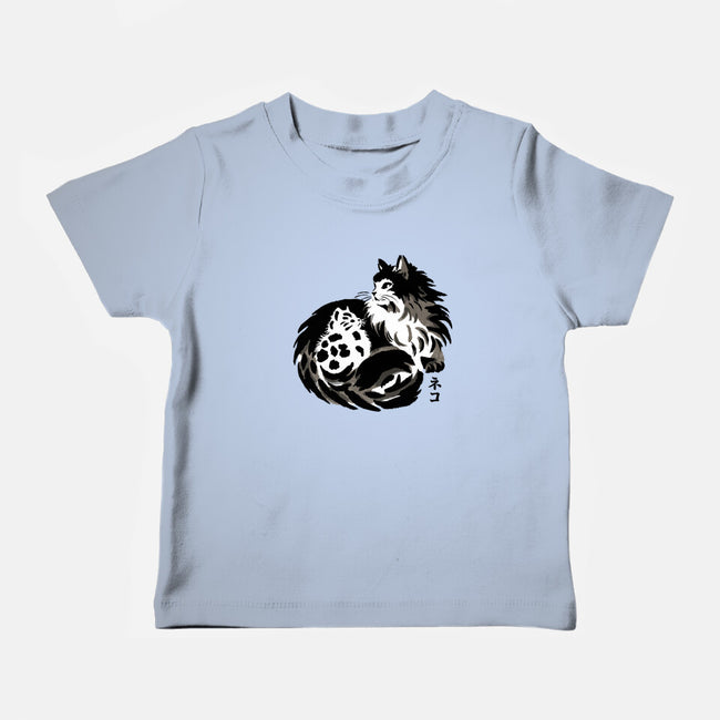 Sumi-e Cats-Baby-Basic-Tee-fanfreak1