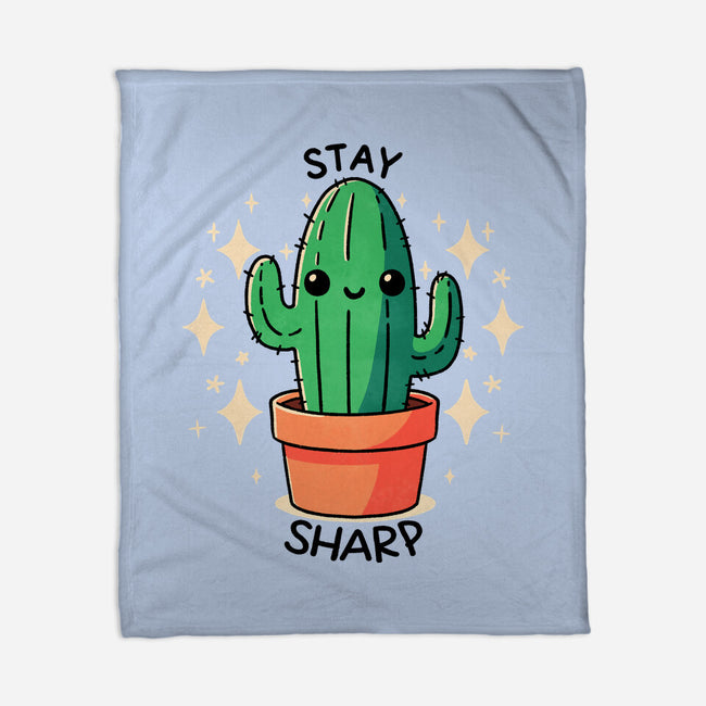 Stay Sharp-None-Fleece-Blanket-fanfreak1