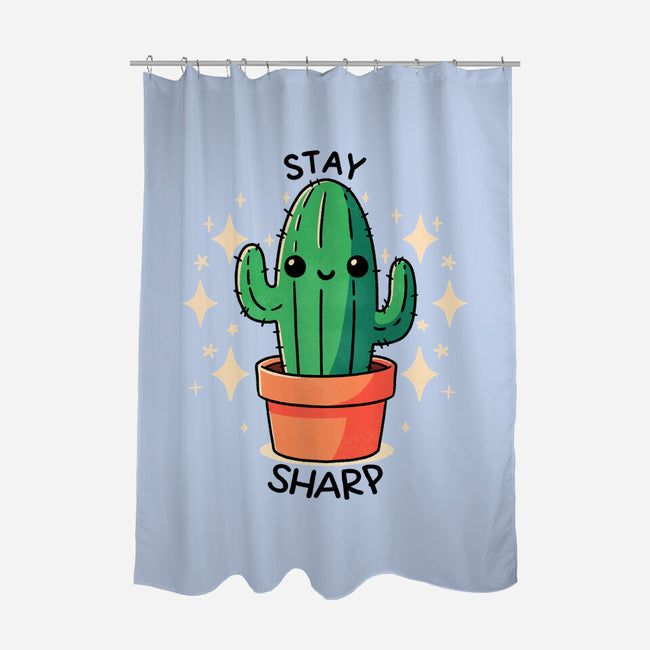 Stay Sharp-None-Polyester-Shower Curtain-fanfreak1