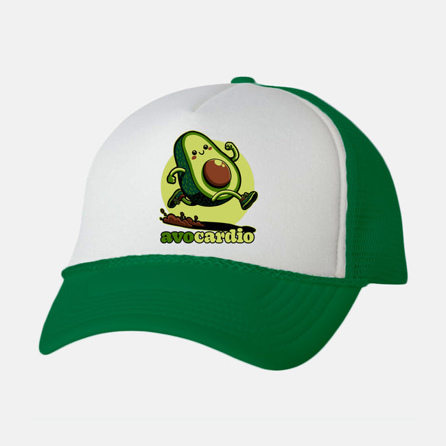 Avocado Exercise-Unisex-Trucker-Hat-Studio Mootant