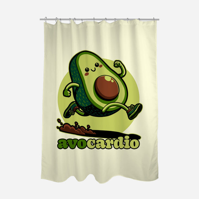 Avocado Exercise-None-Polyester-Shower Curtain-Studio Mootant