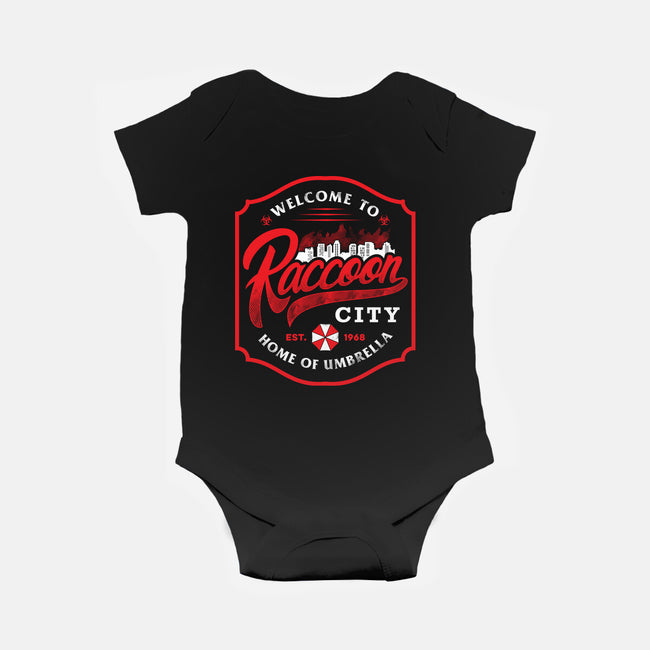 Raccoon City-Baby-Basic-Onesie-arace