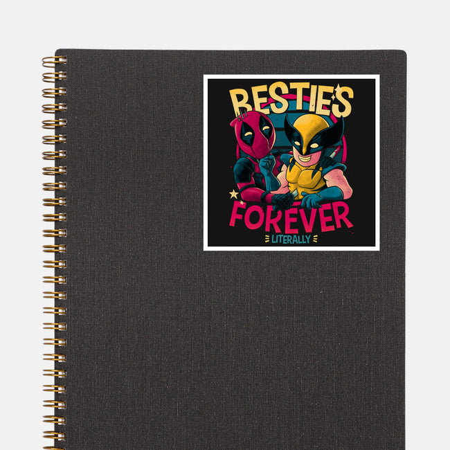 Besties Forever-None-Glossy-Sticker-teesgeex