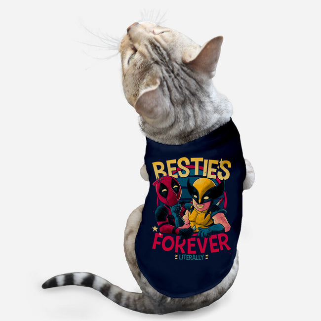 Besties Forever-Cat-Basic-Pet Tank-teesgeex