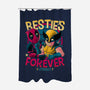 Besties Forever-None-Polyester-Shower Curtain-teesgeex