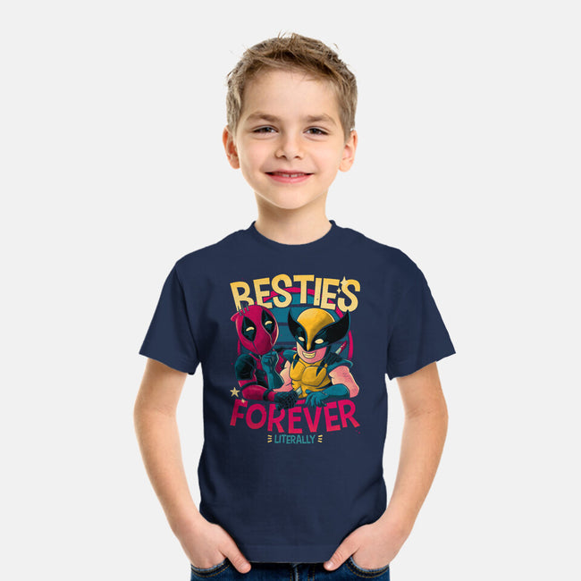 Besties Forever-Youth-Basic-Tee-teesgeex