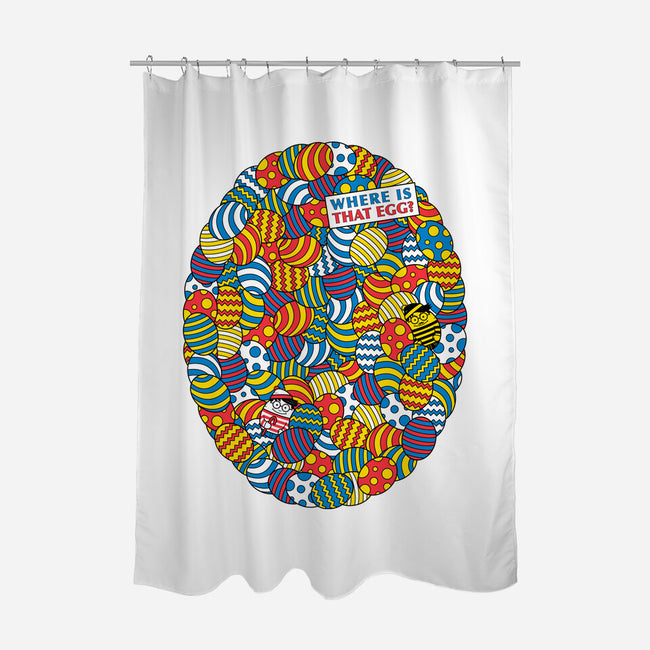 Where Is That Egg-None-Polyester-Shower Curtain-krisren28