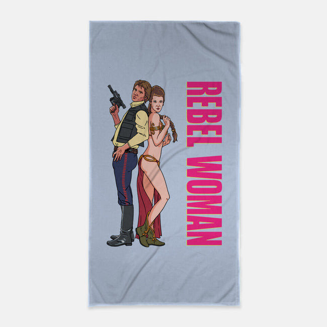 Rebel Woman-None-Beach-Towel-Getsousa!
