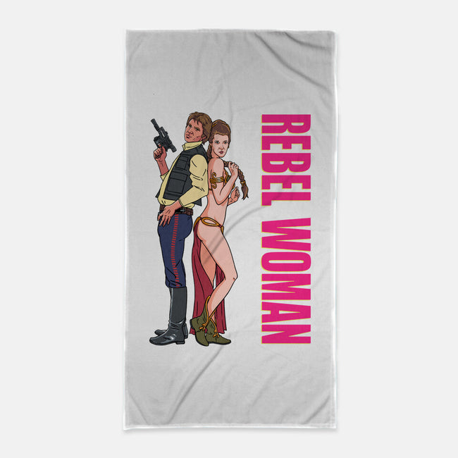 Rebel Woman-None-Beach-Towel-Getsousa!