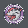 I Choose Violence Opossum-None-Glossy-Sticker-tobefonseca