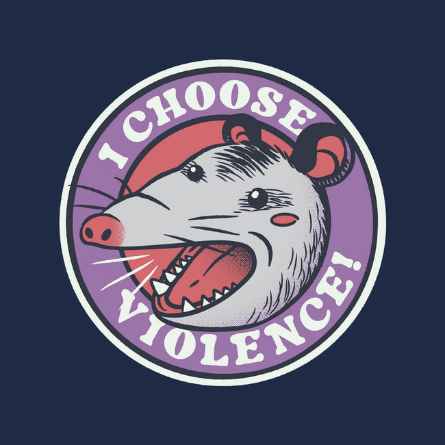 I Choose Violence Opossum-Cat-Adjustable-Pet Collar-tobefonseca