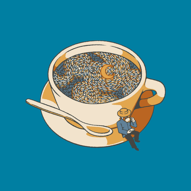Starry Night Coffee-Cat-Adjustable-Pet Collar-tobefonseca
