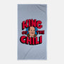 King Of The Chili-None-Beach-Towel-Raffiti