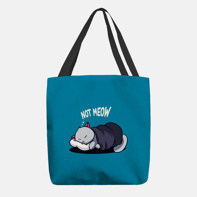 Not Meow-None-Basic Tote-Bag-fanfabio