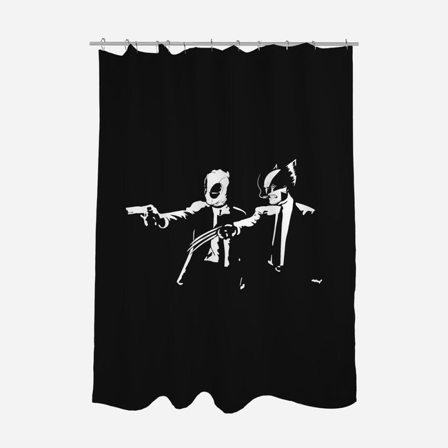 Fight Fiction-None-Polyester-Shower Curtain-turborat14
