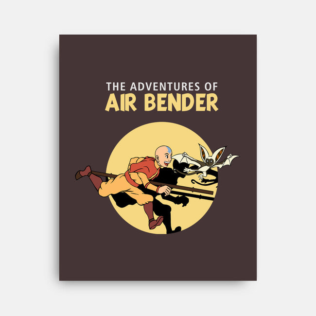 The Adventures Of Air Bender-None-Stretched-Canvas-joerawks