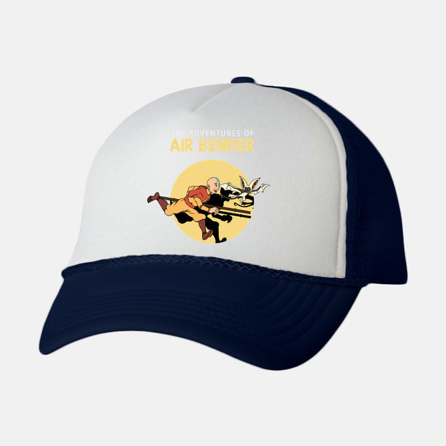 The Adventures Of Air Bender-Unisex-Trucker-Hat-joerawks