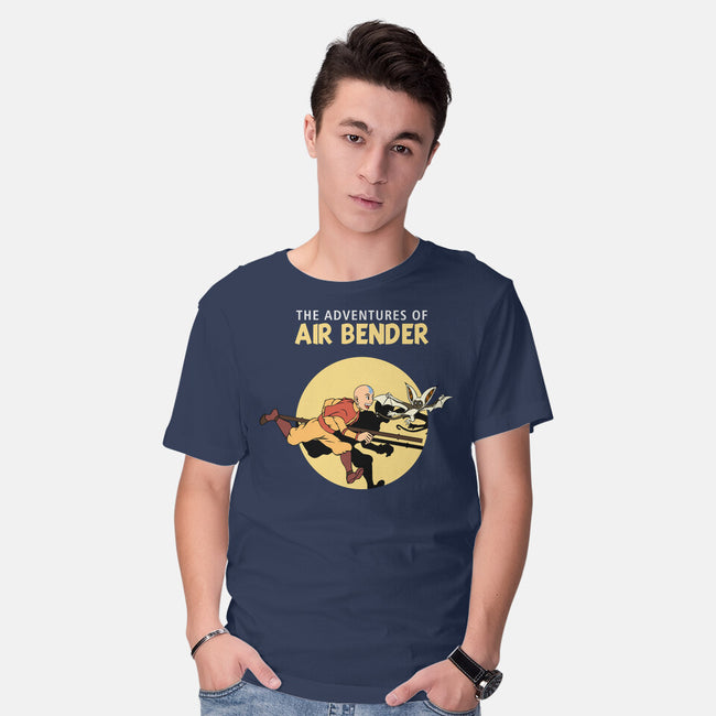 The Adventures Of Air Bender-Mens-Basic-Tee-joerawks