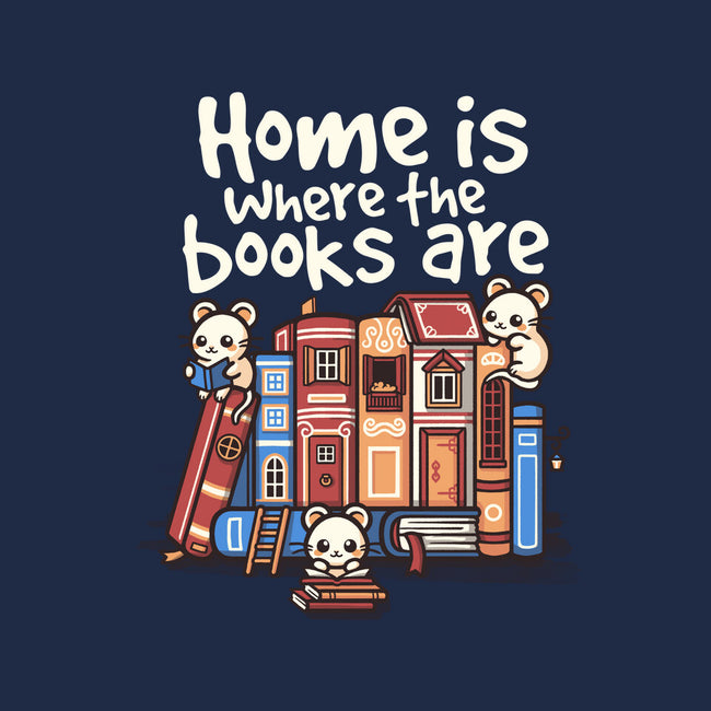 Home Is Where The Books Are-Unisex-Zip-Up-Sweatshirt-NemiMakeit
