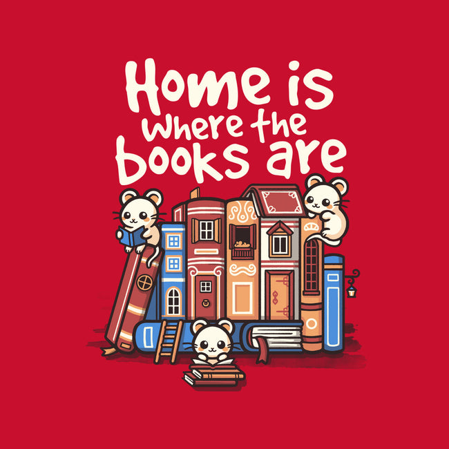 Home Is Where The Books Are-Unisex-Zip-Up-Sweatshirt-NemiMakeit