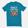 Home Is Where The Books Are-Mens-Basic-Tee-NemiMakeit