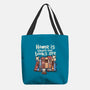 Home Is Where The Books Are-None-Basic Tote-Bag-NemiMakeit
