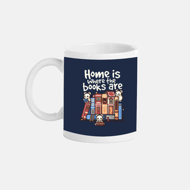 Home Is Where The Books Are-None-Mug-Drinkware-NemiMakeit