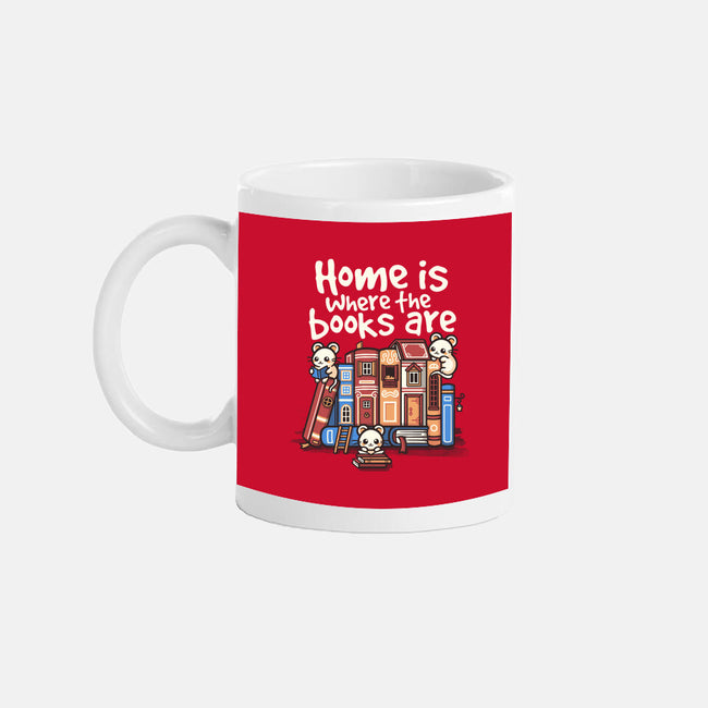 Home Is Where The Books Are-None-Mug-Drinkware-NemiMakeit