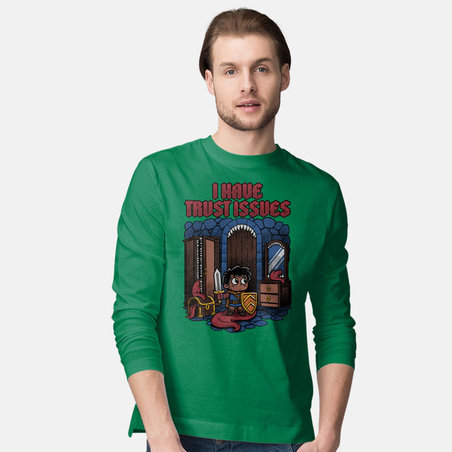 RPG Trust Issues-Mens-Long Sleeved-Tee-Studio Mootant