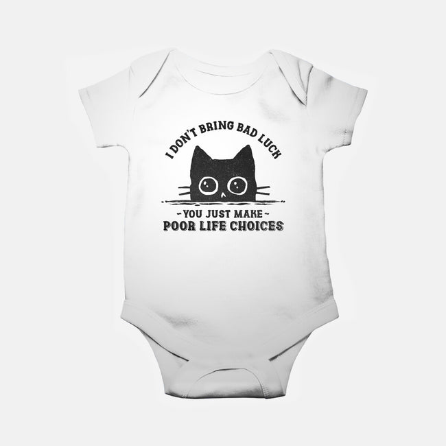 Poor Life Choices-Baby-Basic-Onesie-kg07