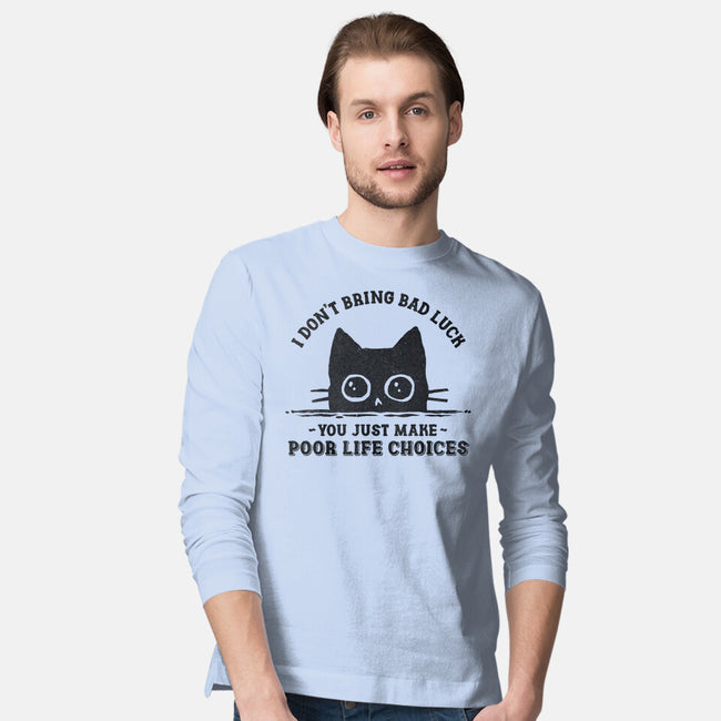 Poor Life Choices-Mens-Long Sleeved-Tee-kg07