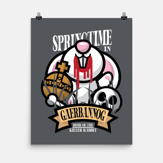 Spring Killer Rabbit-None-Matte-Poster-jrberger