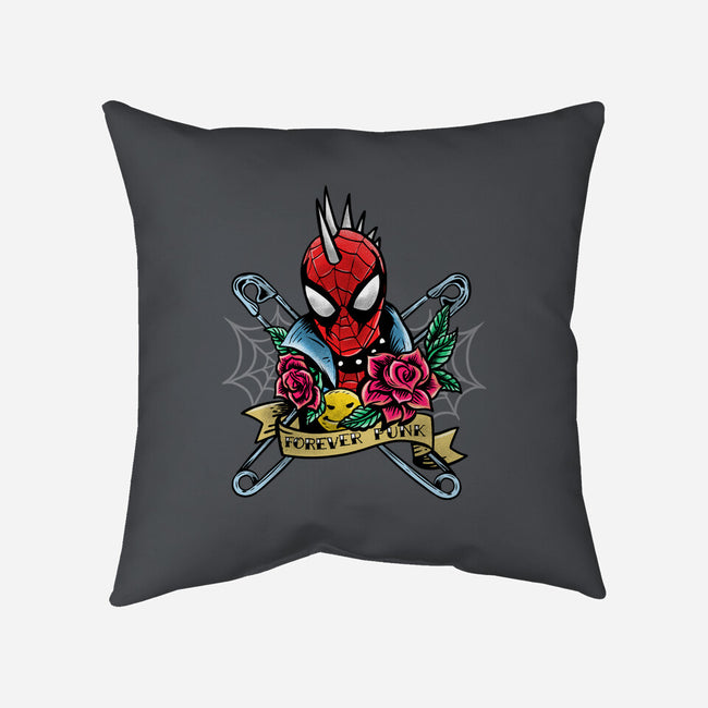 Forever Punk-None-Removable Cover-Throw Pillow-zascanauta