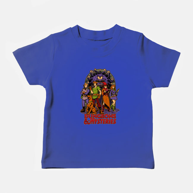 Dungeons And Mysteries-Baby-Basic-Tee-Studio Mootant