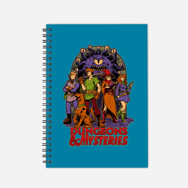 Dungeons And Mysteries-None-Dot Grid-Notebook-Studio Mootant